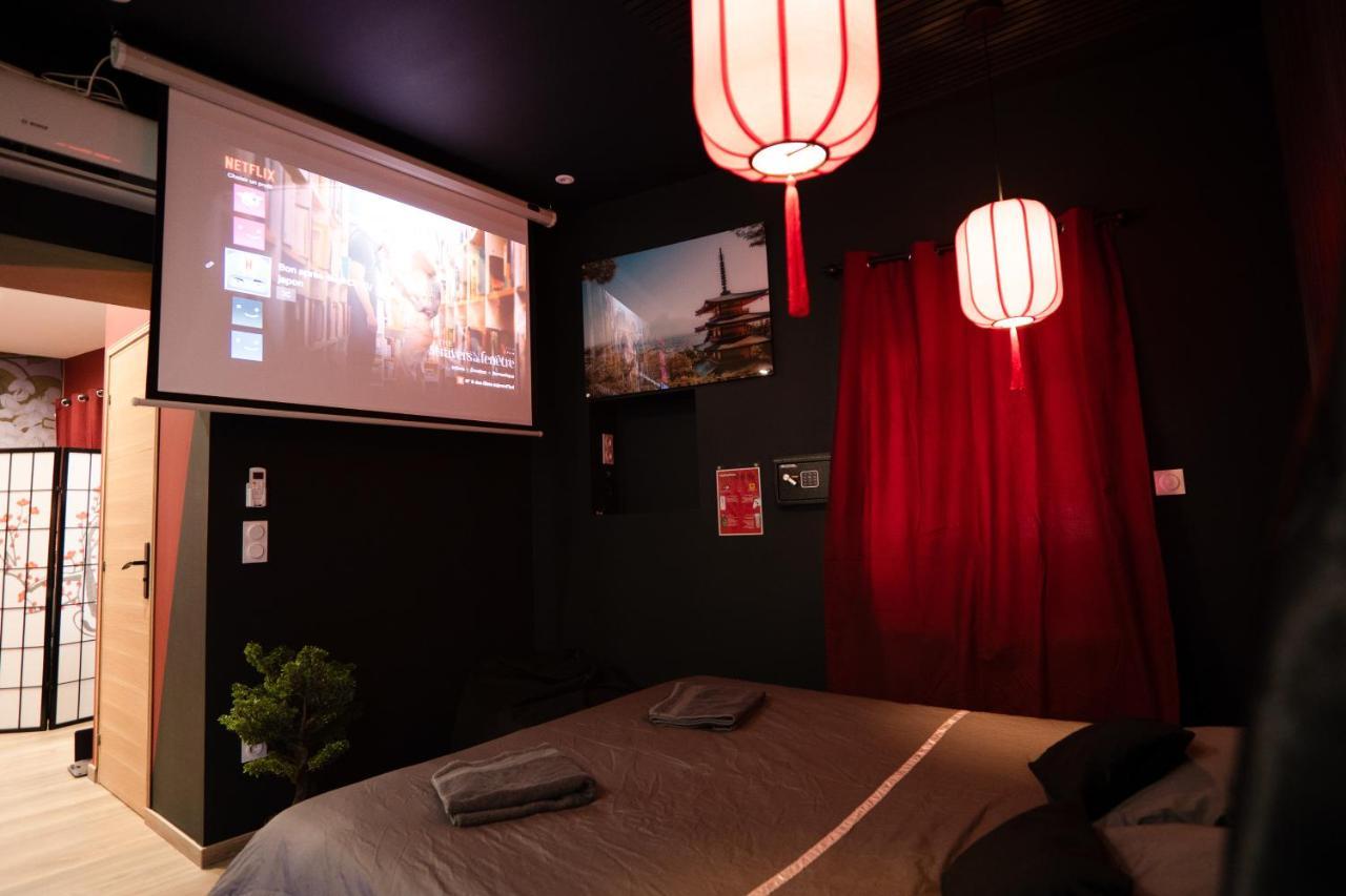 Capsule Japon - Jacuzzi - Netflix & Ecran Cinema - Xbox Apartment Trith-Saint-Leger Luaran gambar