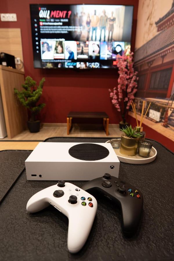 Capsule Japon - Jacuzzi - Netflix & Ecran Cinema - Xbox Apartment Trith-Saint-Leger Luaran gambar
