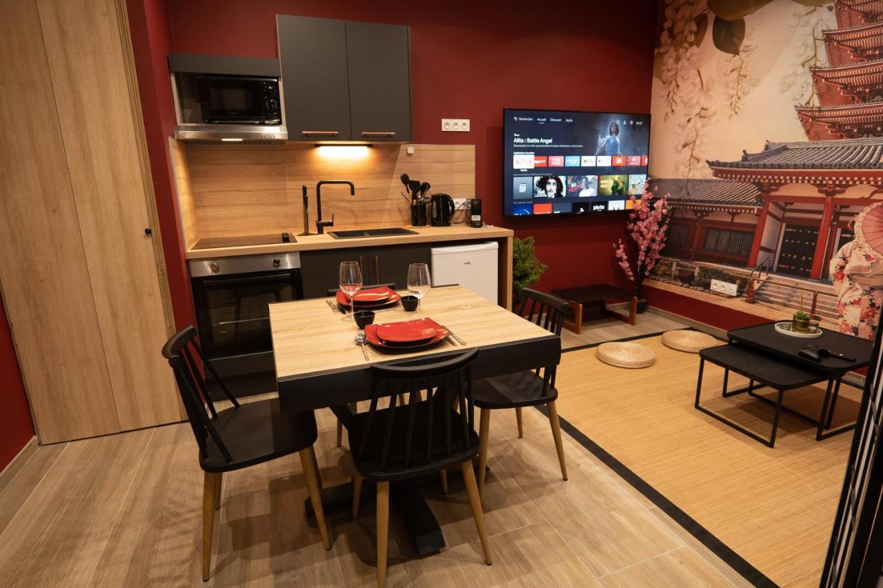 Capsule Japon - Jacuzzi - Netflix & Ecran Cinema - Xbox Apartment Trith-Saint-Leger Luaran gambar