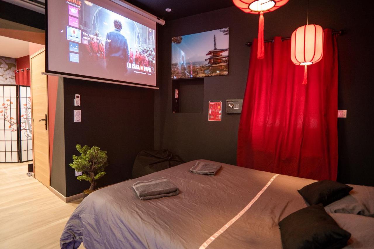 Capsule Japon - Jacuzzi - Netflix & Ecran Cinema - Xbox Apartment Trith-Saint-Leger Luaran gambar