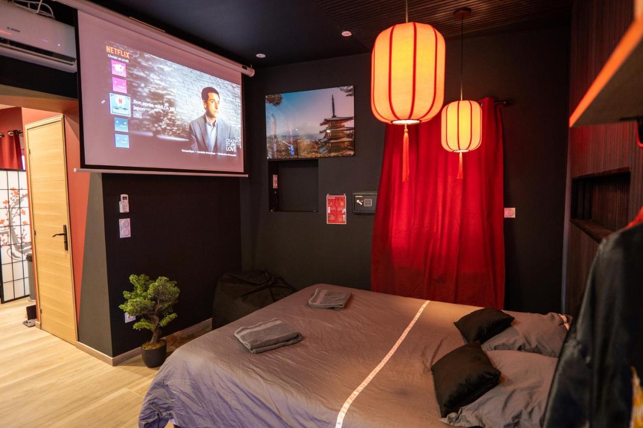 Capsule Japon - Jacuzzi - Netflix & Ecran Cinema - Xbox Apartment Trith-Saint-Leger Luaran gambar